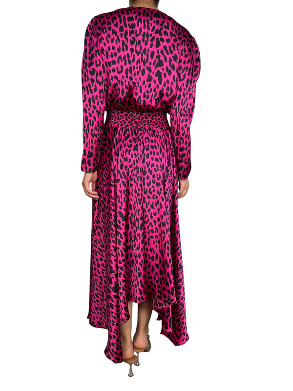Vestido Leopardo Fucsia
