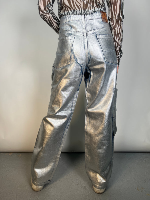 Jeans Cargo Foil