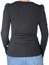 Polera Negra Brillos
