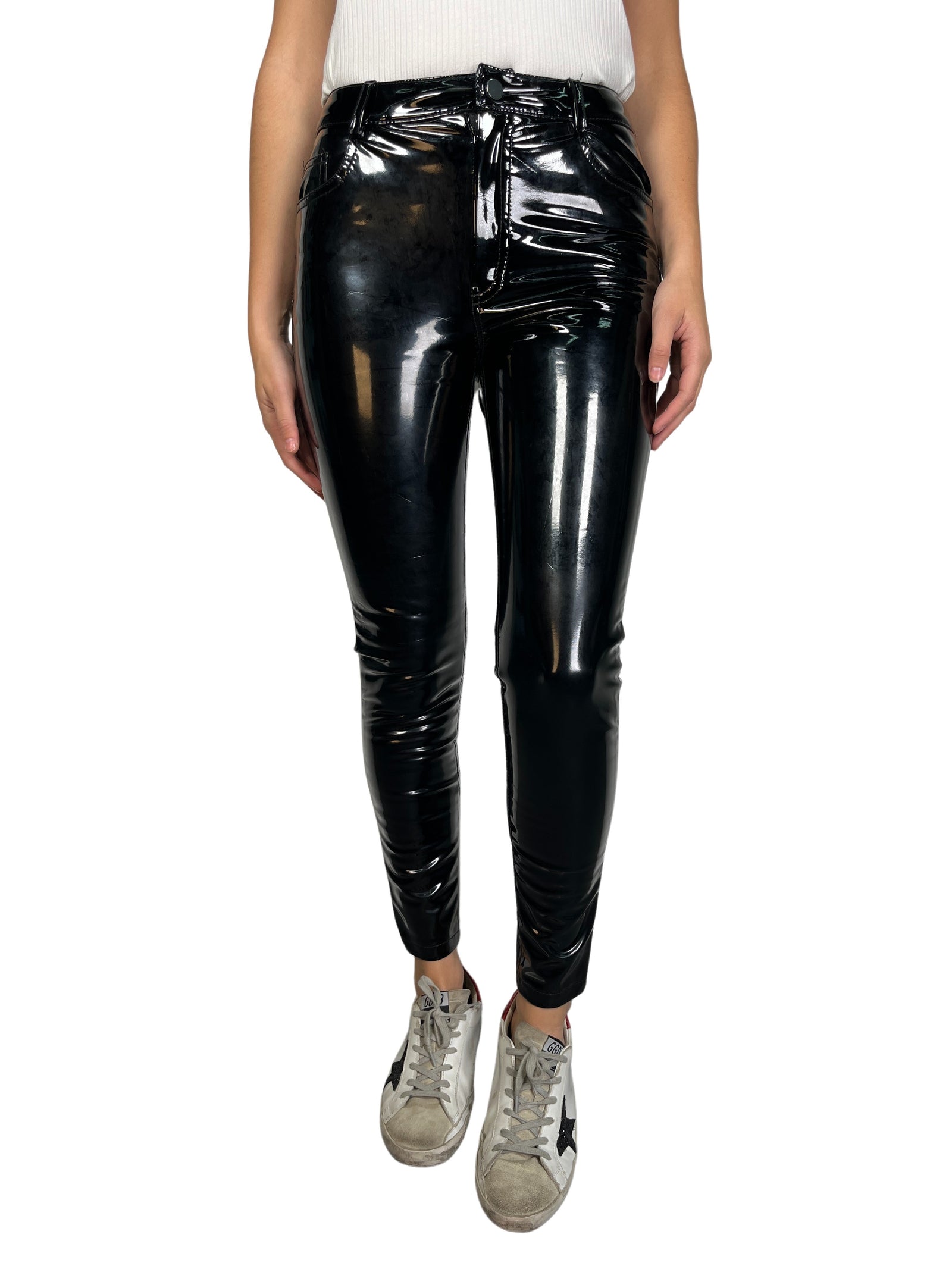 Amazon Mmwmjwmb Pantalones Pantalones De Latex Para Mujer Pantalón
