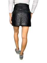 Falda Cargo Cuero