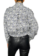 Chaqueta Denim Flores