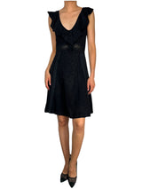 Vestido Mini Negro Estrellas