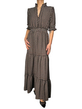 Vestido Boho Estampado Geométrico