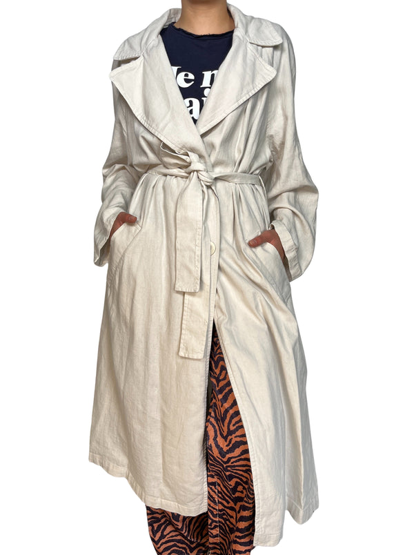 Trench Lino Y Viscosa