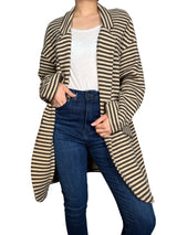 Chaqueta Beige Rayas