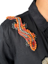 Blusa larga Aplicaciones