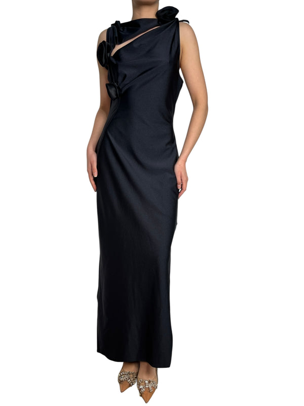 Vestido Asimétrico Satinado