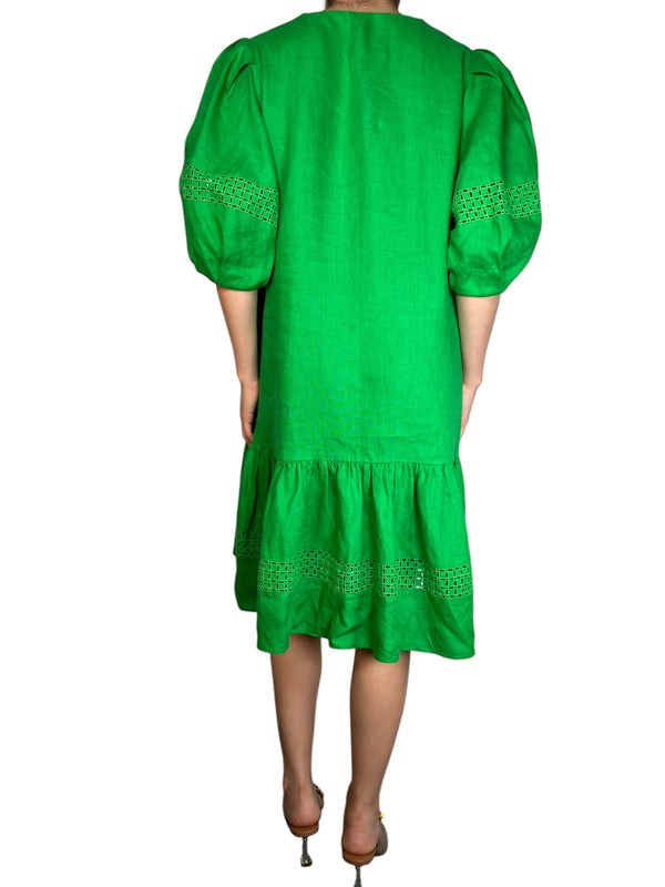 Vestido Lino Verde