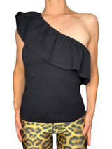 Polera Tejida Asimétrica