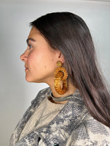 Aros Lurex Naranjos