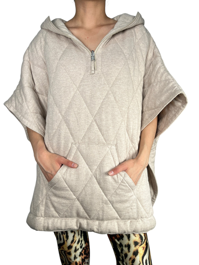 Poncho Acolchado Con Gorro