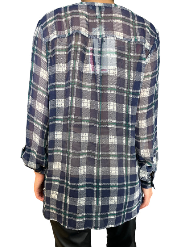 Blusa Seda Traslucida