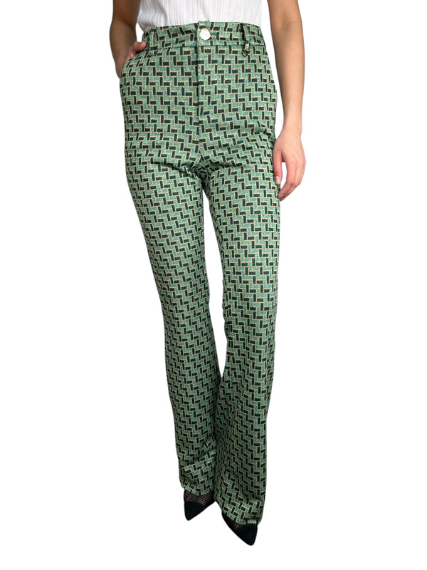 Pantalón Verde Fibras Metalizadas