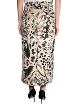 Falda Midi Animal Print