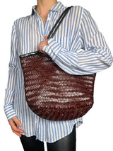 Cartera Trenzada Cuero