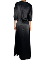 Vestido Negro Satinado
