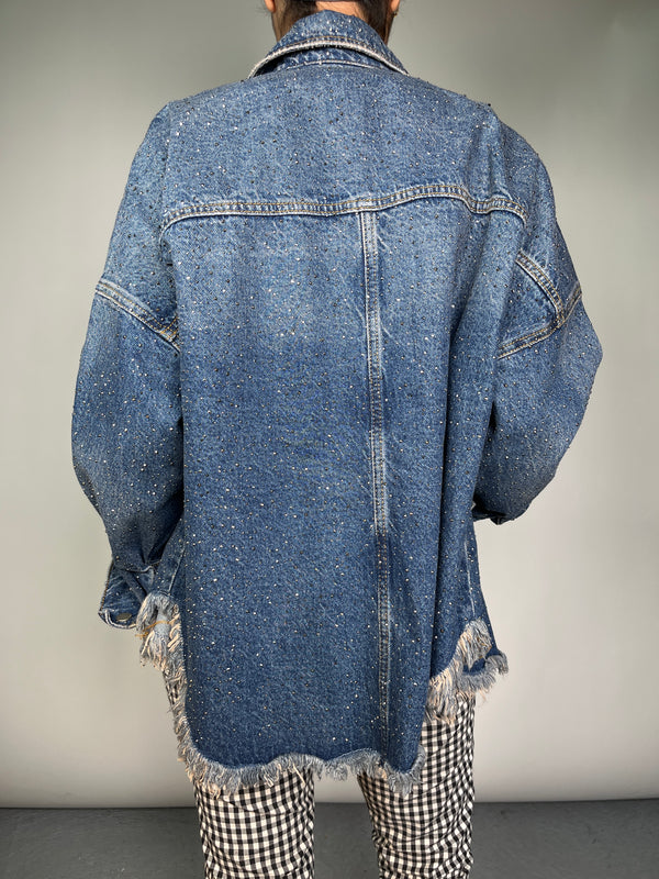 Chaqueta Denim Aplicaciones