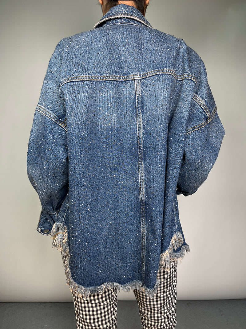 Chaqueta Denim Aplicaciones