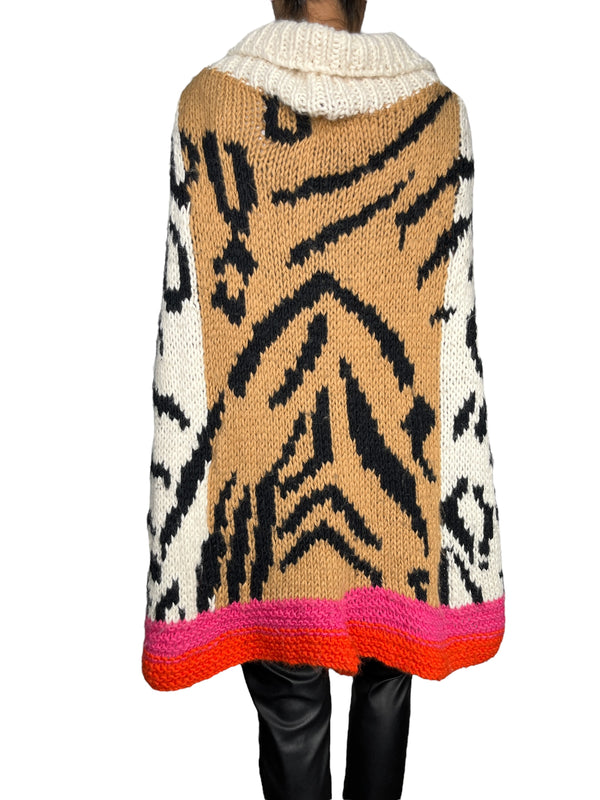 Poncho Alpaca y Lana