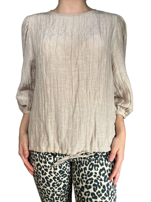 Blusa Seda Y lino