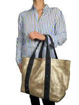 Cartera Dorada  Tachas