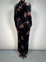 Vestido Velvet Estampado