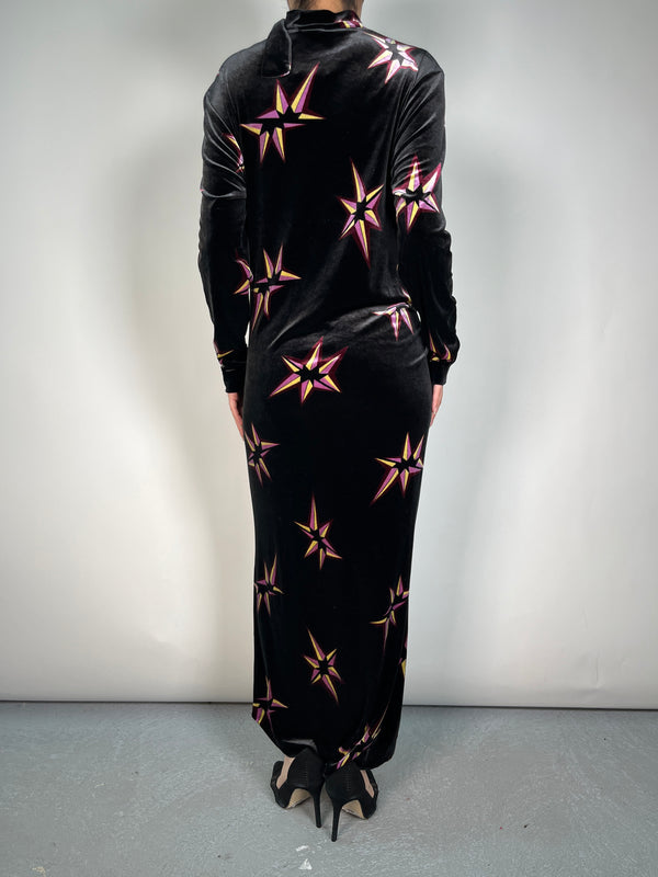 Vestido Velvet Estampado