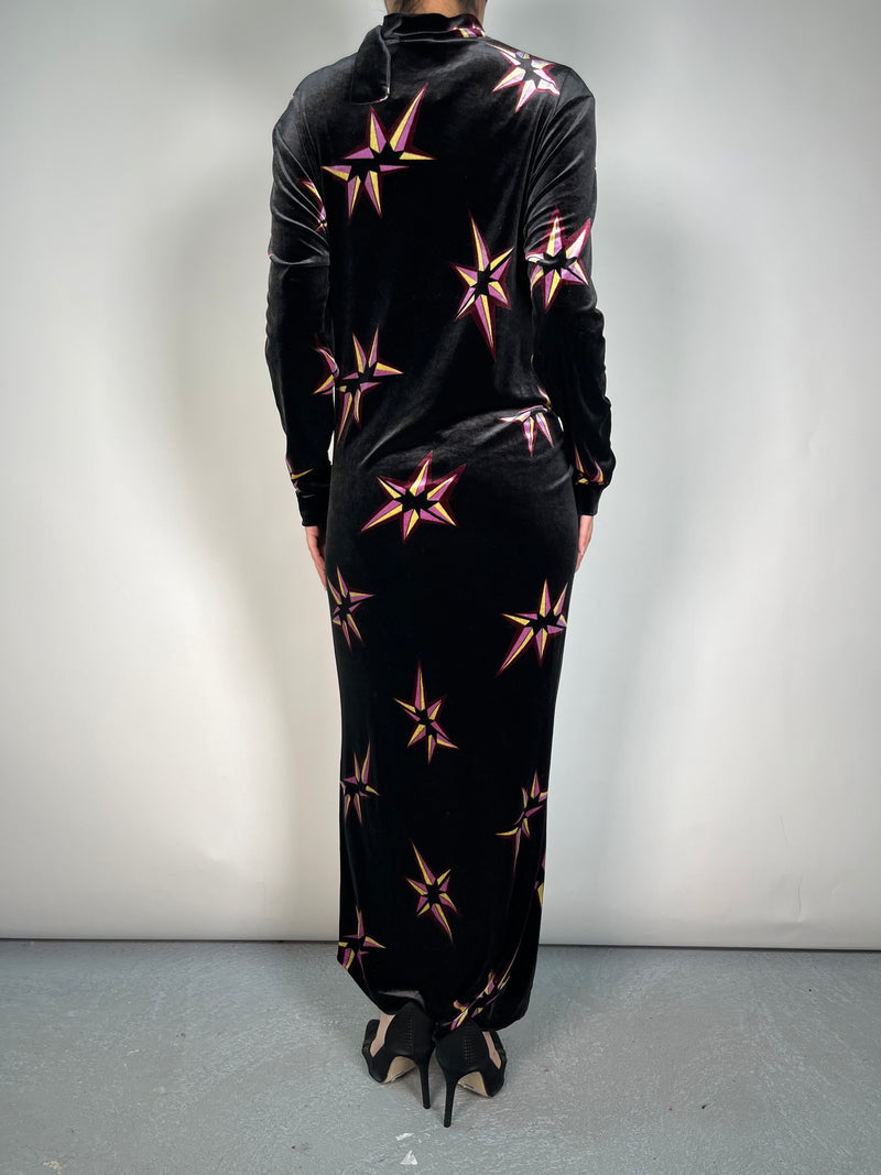 Vestido Velvet Estampado