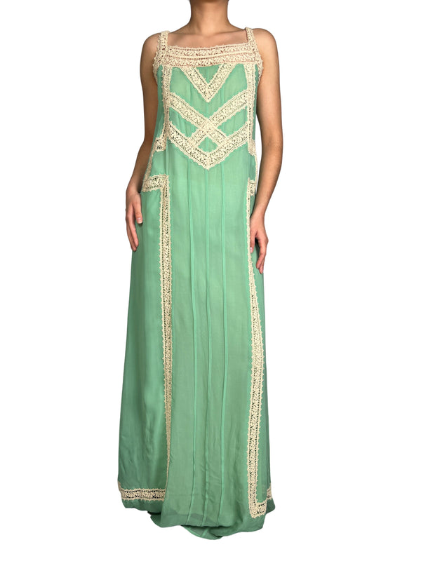 Vestido Seda Nanette Largo