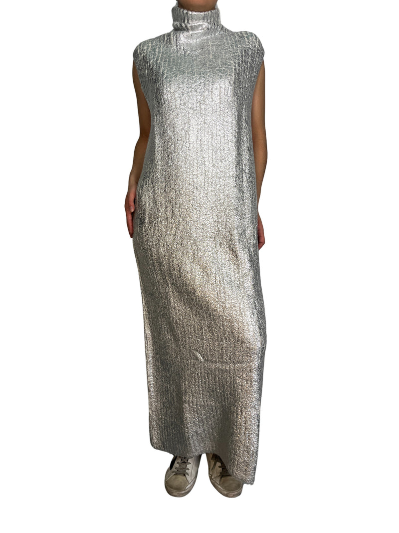 Vestido Tejido Metalizado