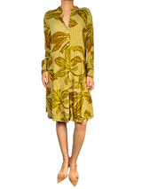 Vestido Estampado Verde