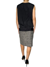 Vestido Bicolor sin Mangas