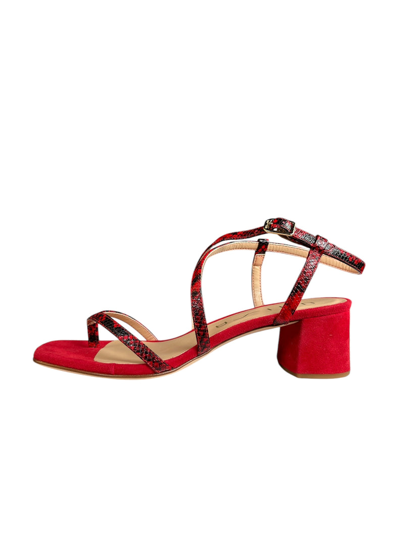 Sandalias Snake Rojo