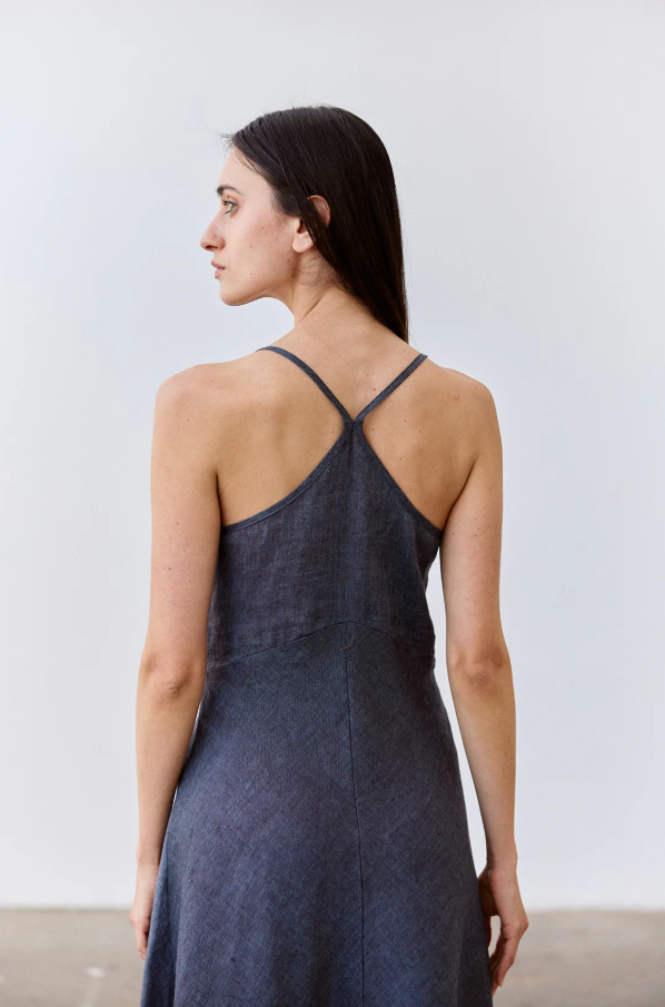 Vestido Bies Lino