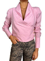 Blusa Wrap Rosa