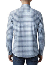 Camisa Slim Flex Cuadros Hombre