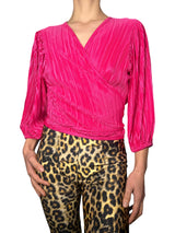 Blusa Plisada con Cinta