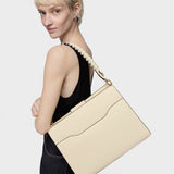 Shopper mediano beige Audree Saffiano
