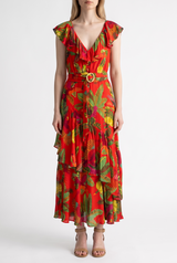 Vestido Tropical Viscosa