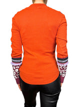 Polera Mangas Bordadas