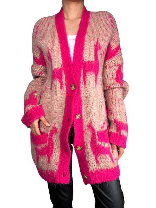 Cárdigan Rosado