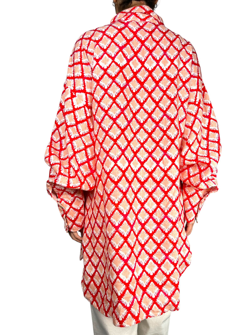 Blusa Estampada Lino