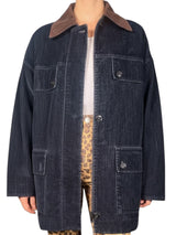 Chaqueta Cuello Tipo Gamuza