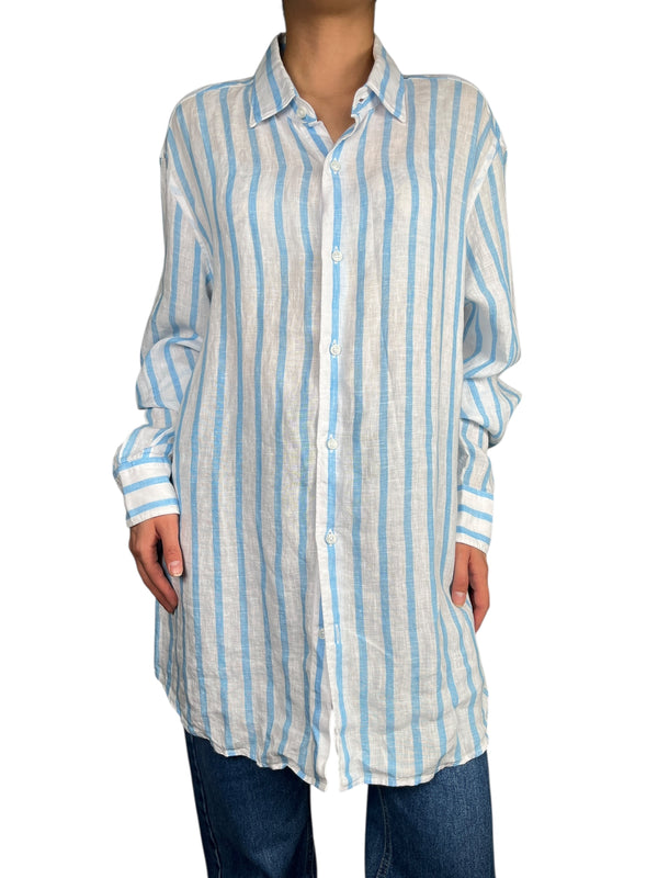 Camisa Lino Rayas
