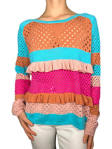 Sweater Rayas Volados