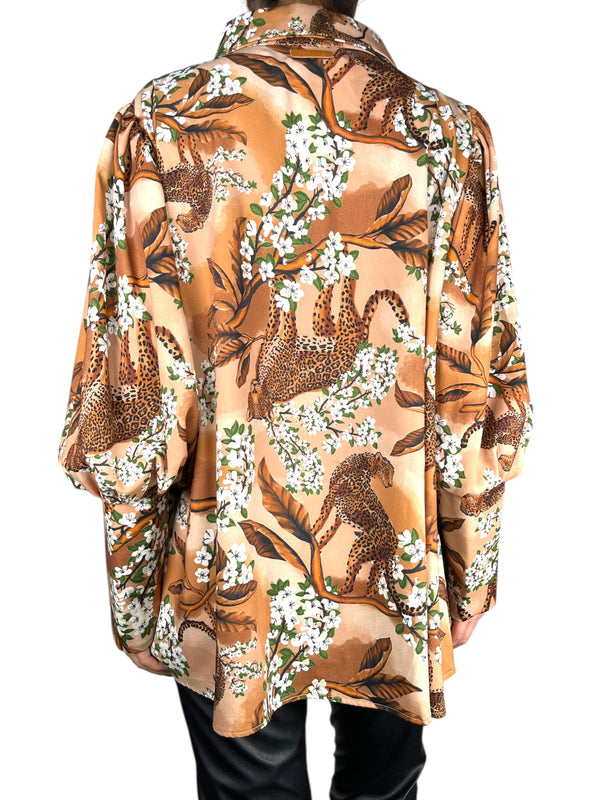 Blusa Estampada Leopardo