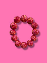 Pulsera Esferas Animal Print