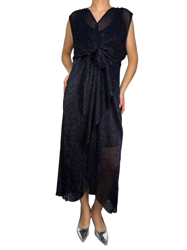 Vestido Fibras Metalizadas