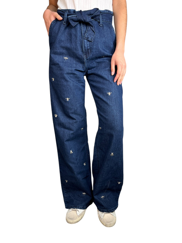 Pantalón bordado